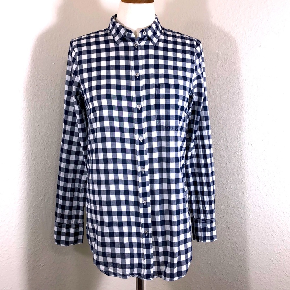 J. Crew Boy Fit Plaid Button Down